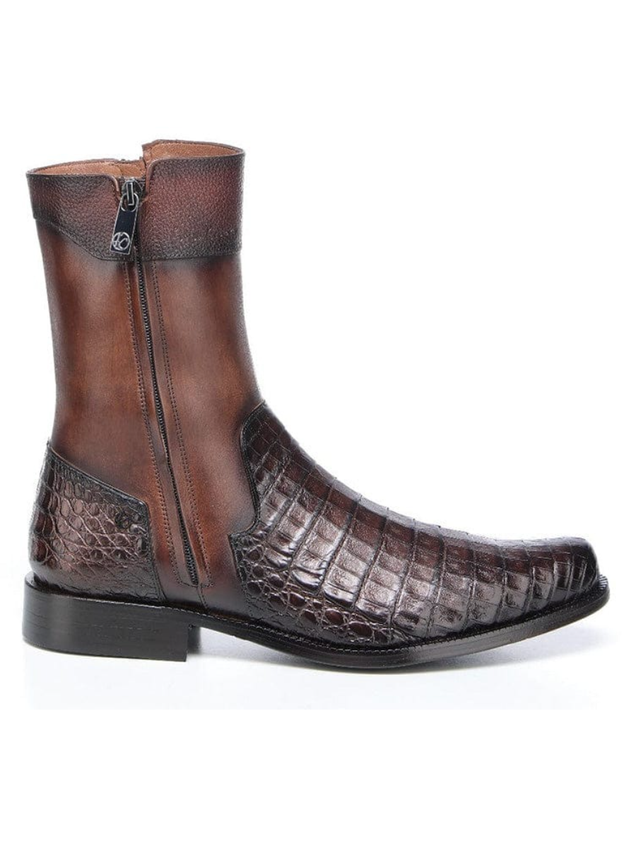 Classic Crocodile Casual Boots