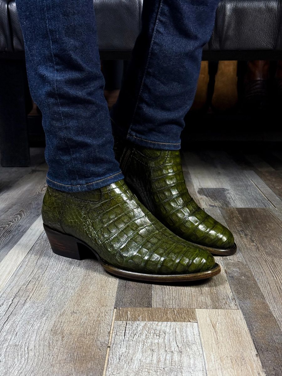 (⏰New Arrivals Promotion $20 OFF) Full Crocodile Boots Oval