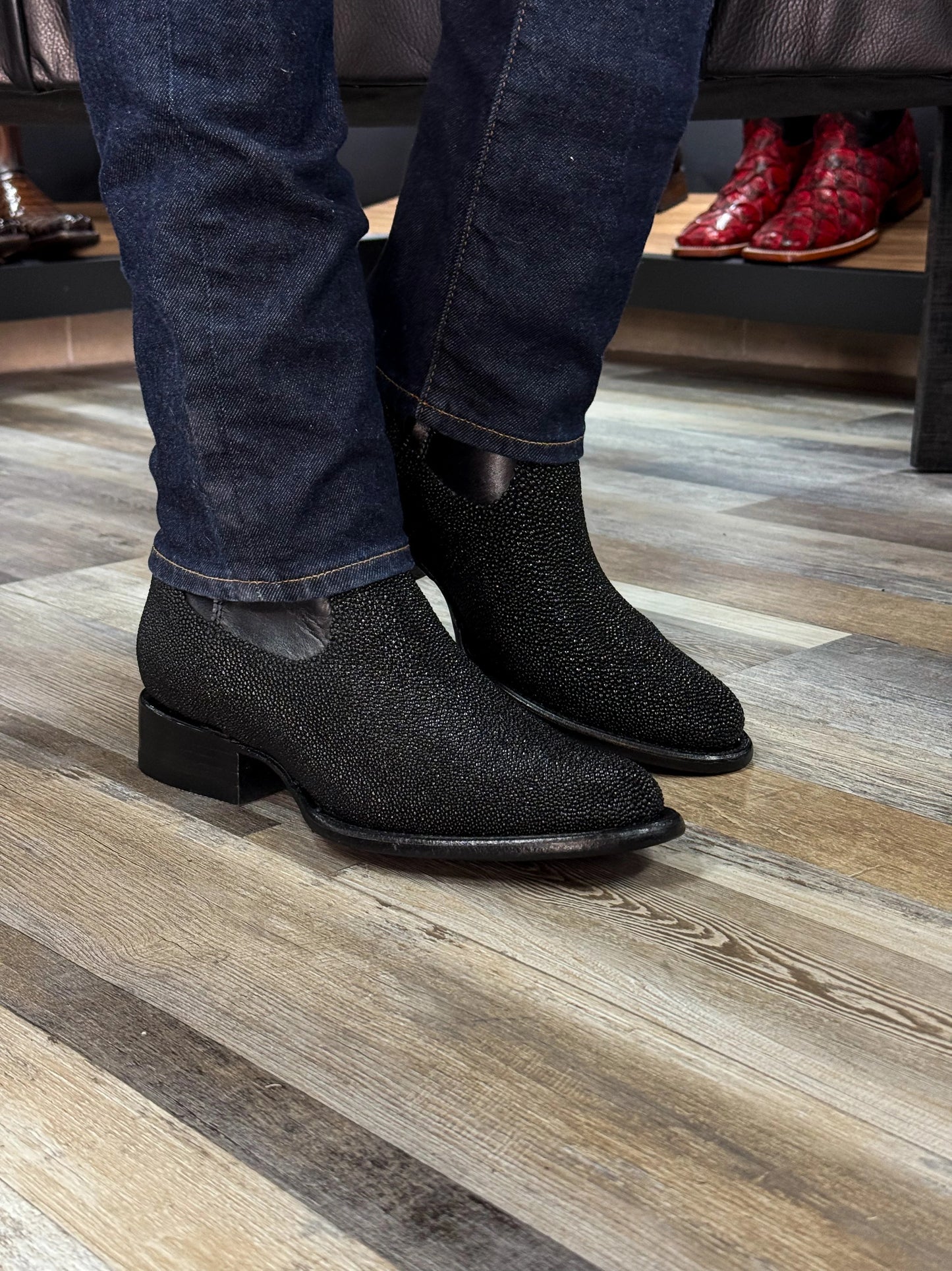 Christian Stingray Skin Boots