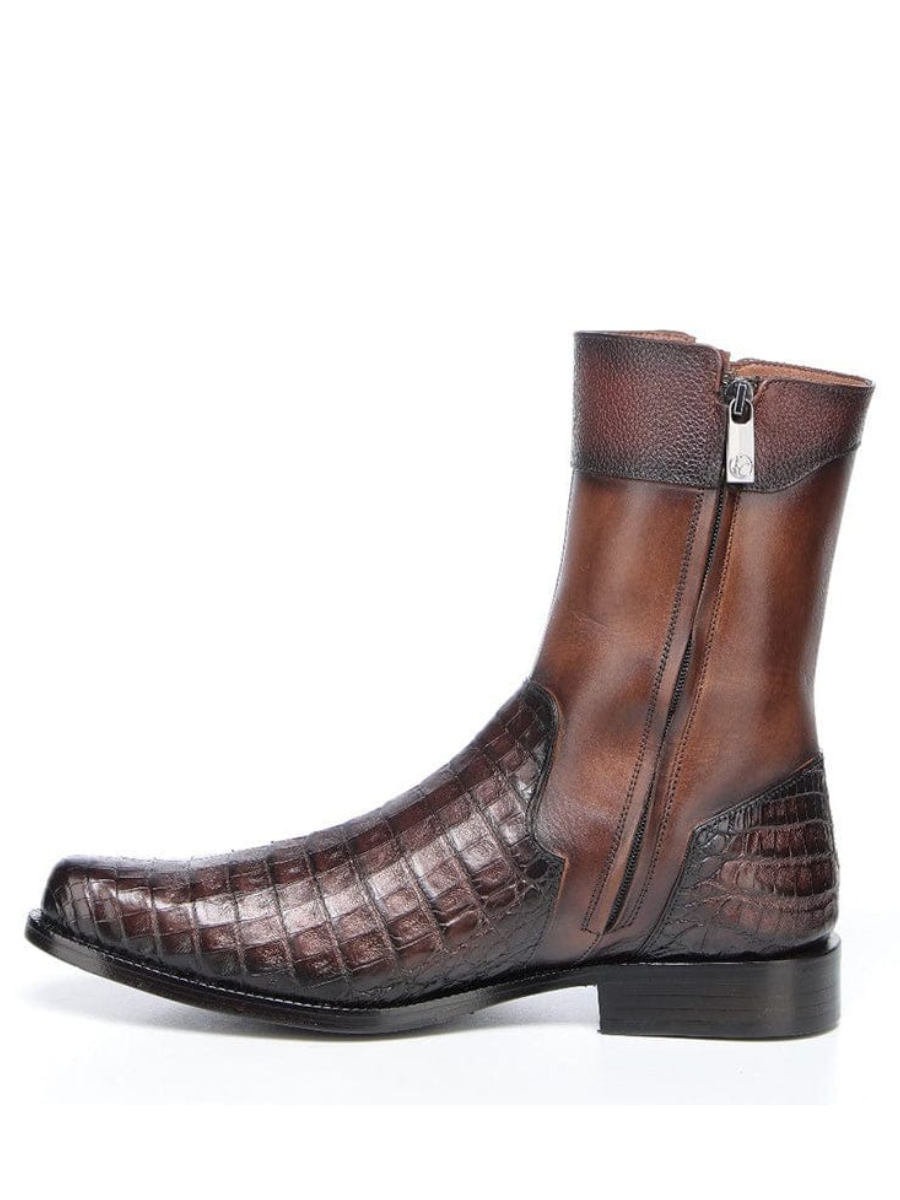 Classic Crocodile Casual Boots