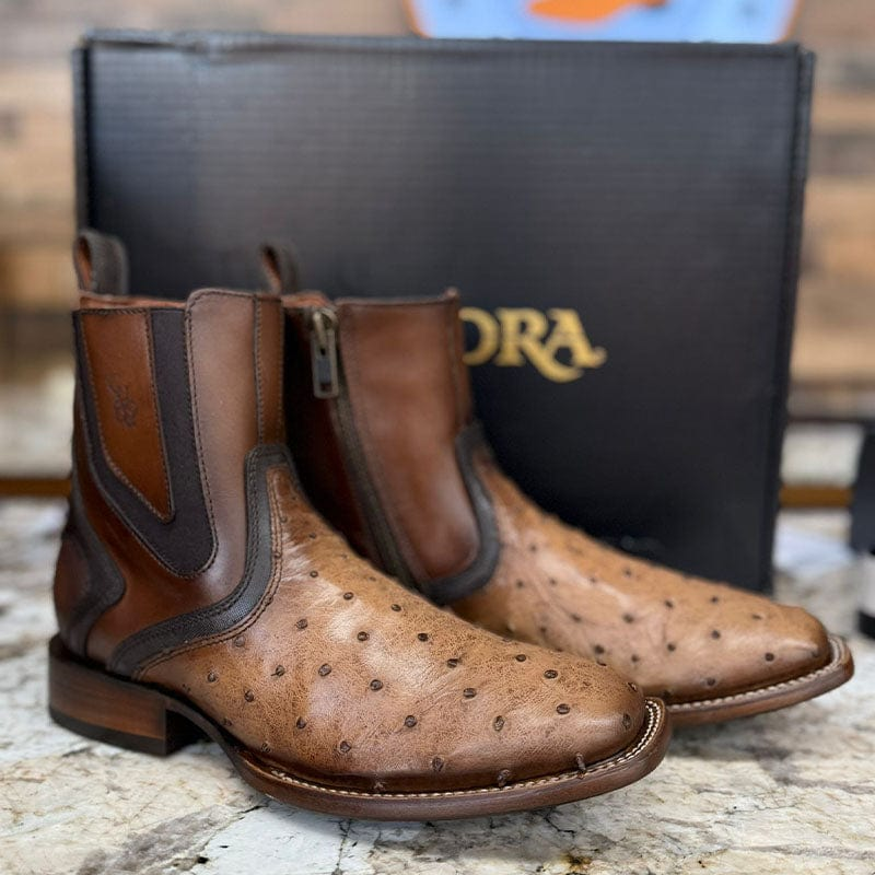 Urban Brown Ostrich Boots(Buy 2 Free Shipping✔️)