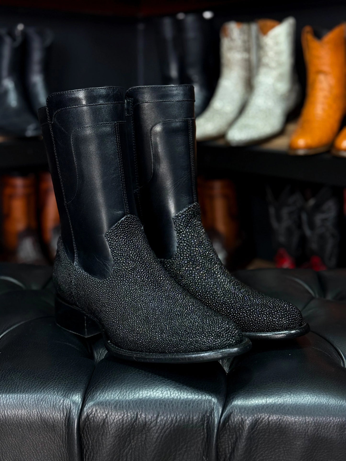 Christian Stingray Skin Boots