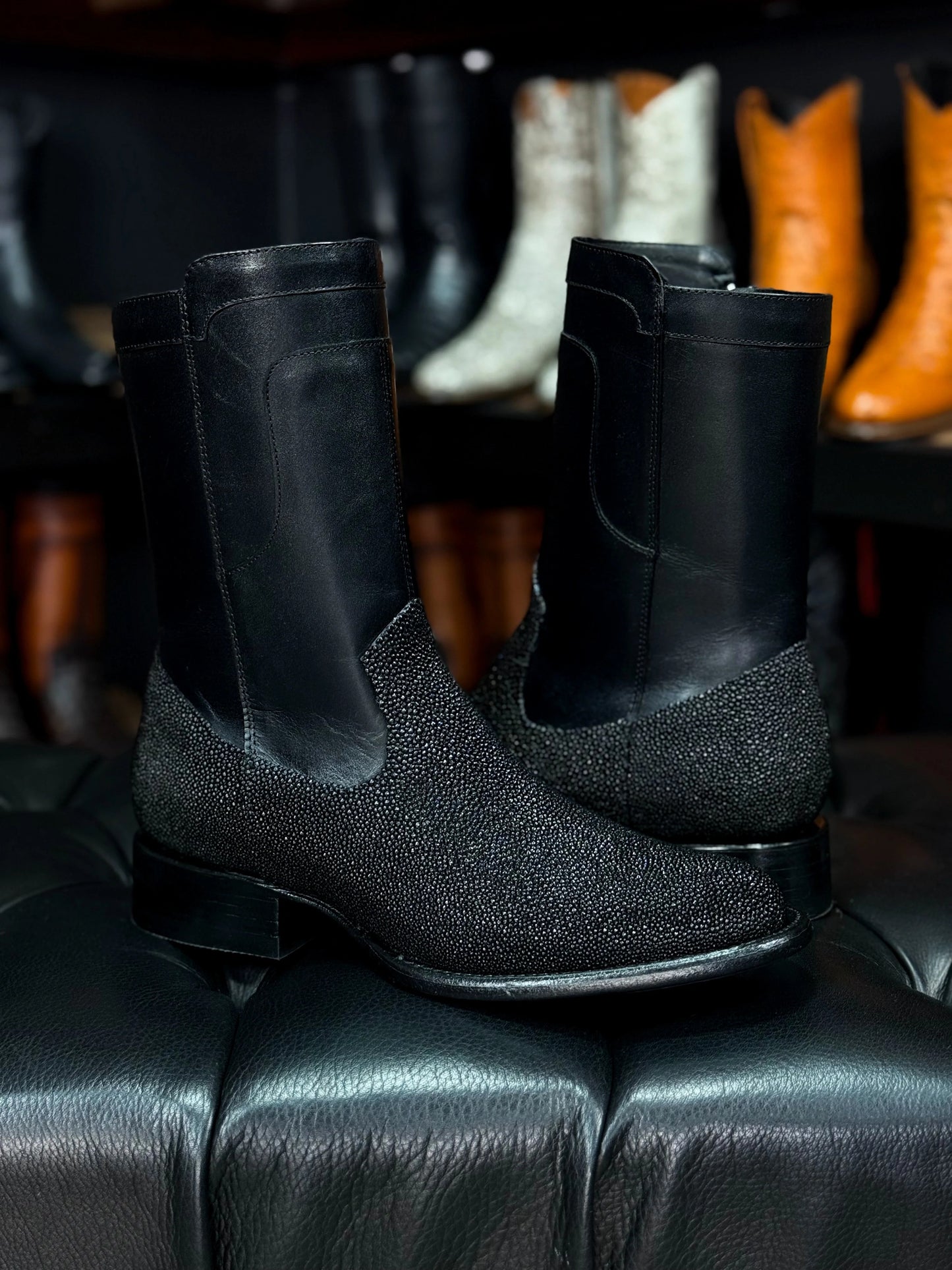 Christian Stingray Skin Boots
