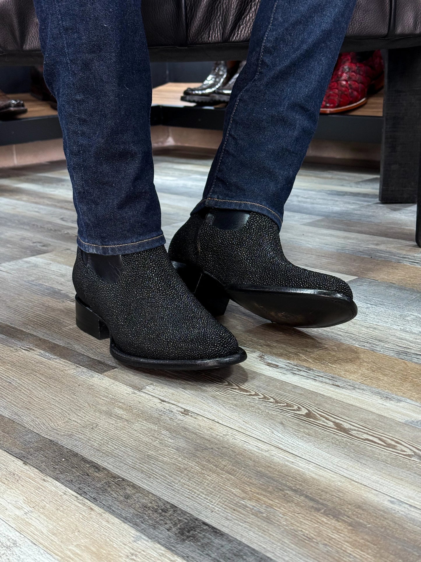 Christian Stingray Skin Boots