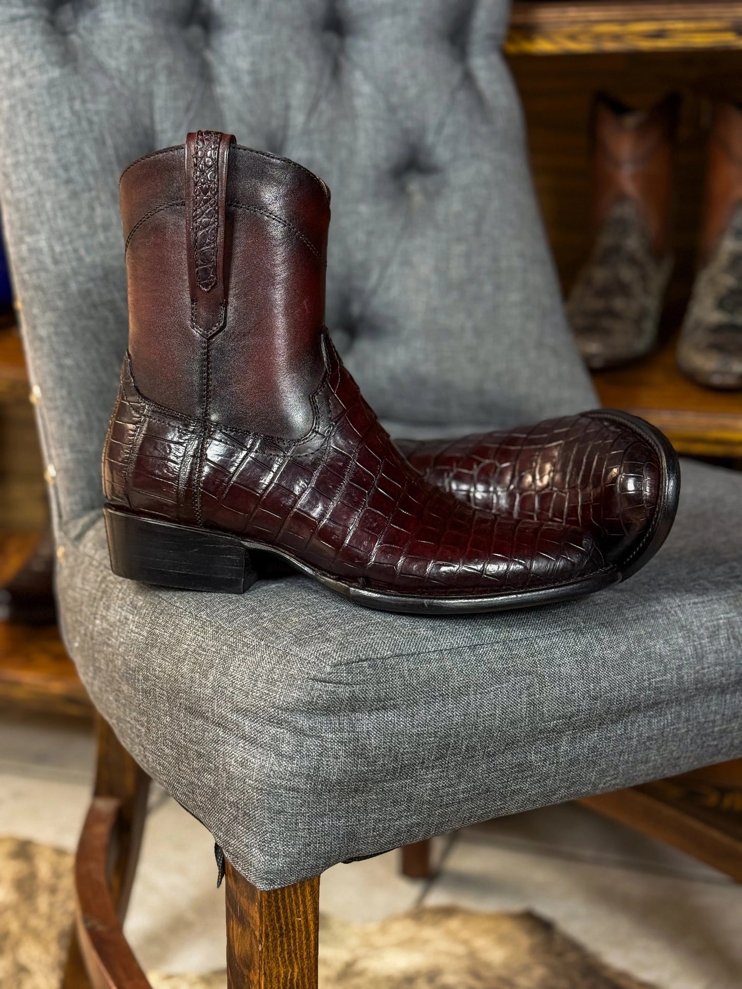 Black Cherry Crocodile Morileti Ovals