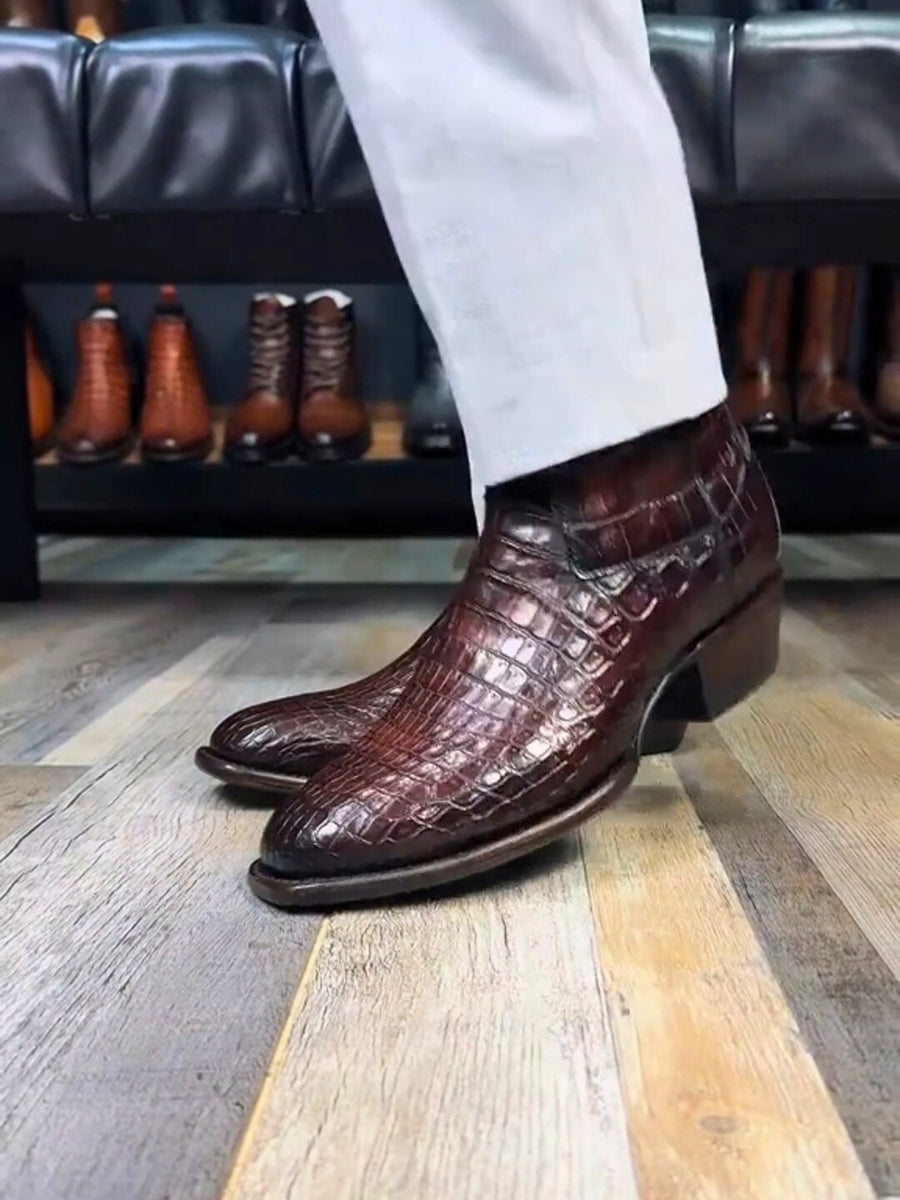 Full Crocodile Morileti French Boots