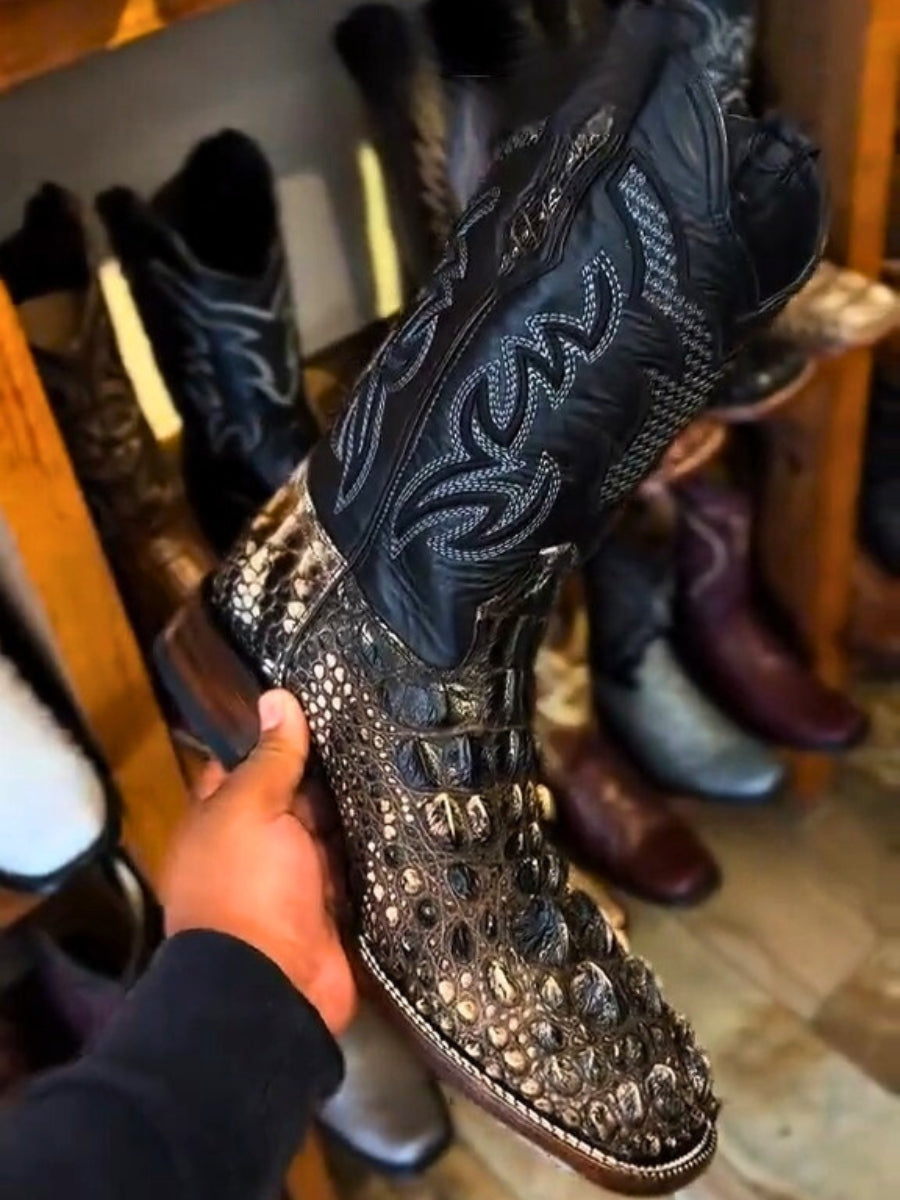 Sturgeon Leather Western Cowboy Boots