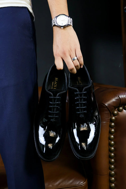 Hugo Wholecut Charol Dress Shoes