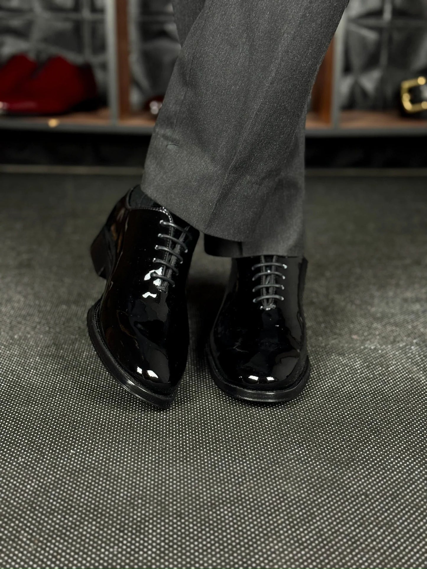 Hugo Wholecut Charol Dress Shoes