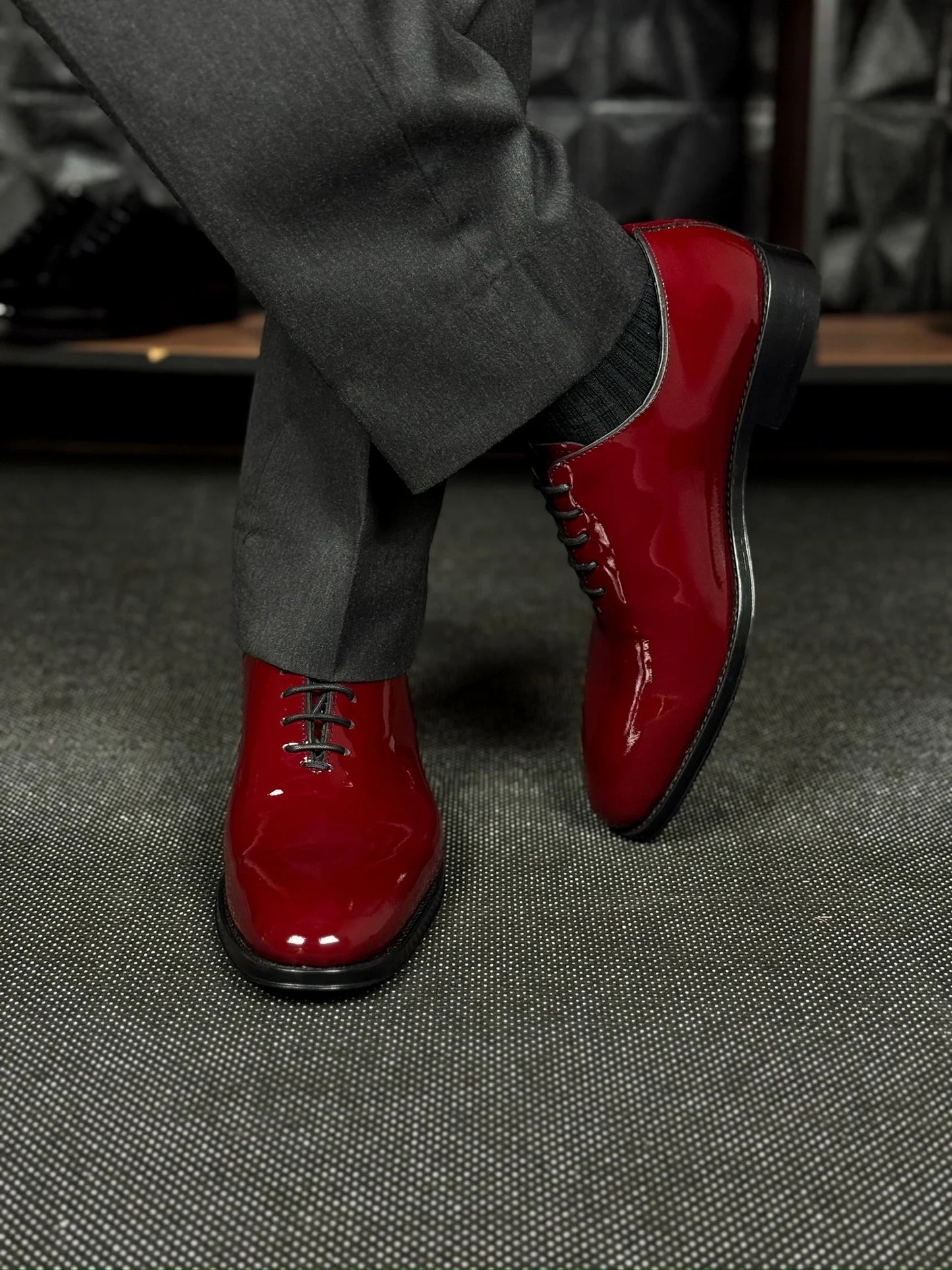 Hugo Wholecut Charol Dress Shoes