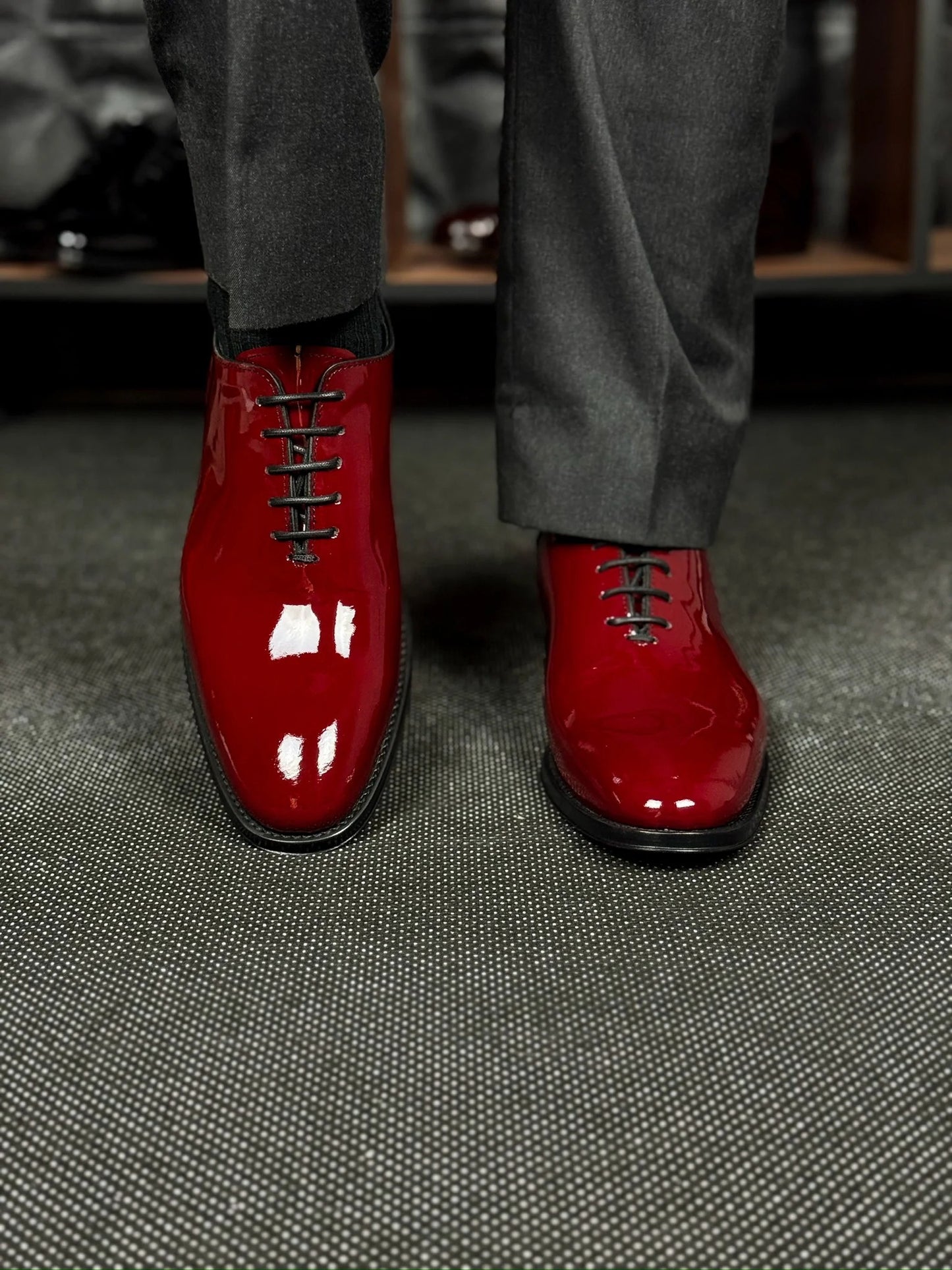 Hugo Wholecut Charol Dress Shoes