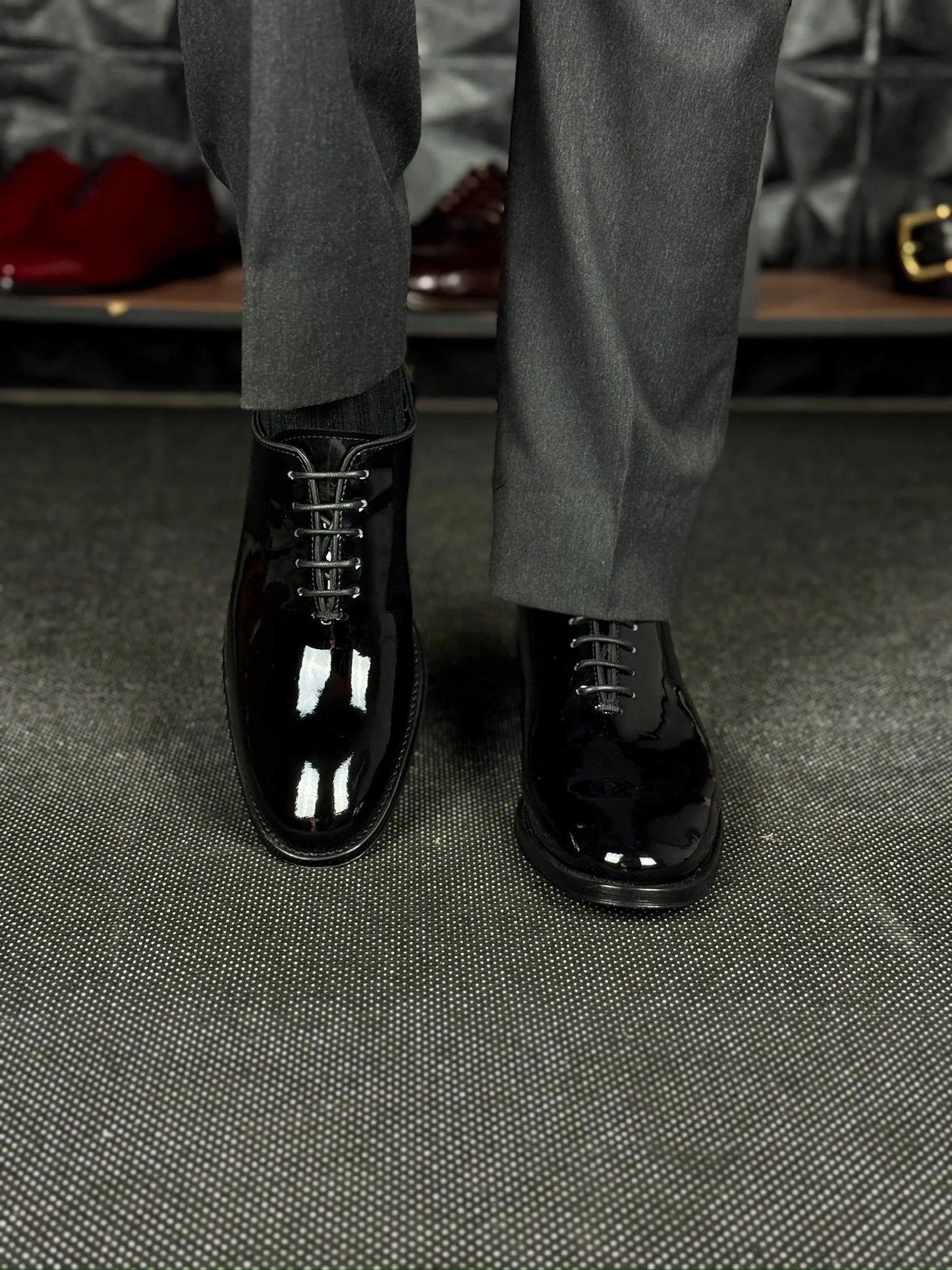 Hugo Wholecut Charol Dress Shoes