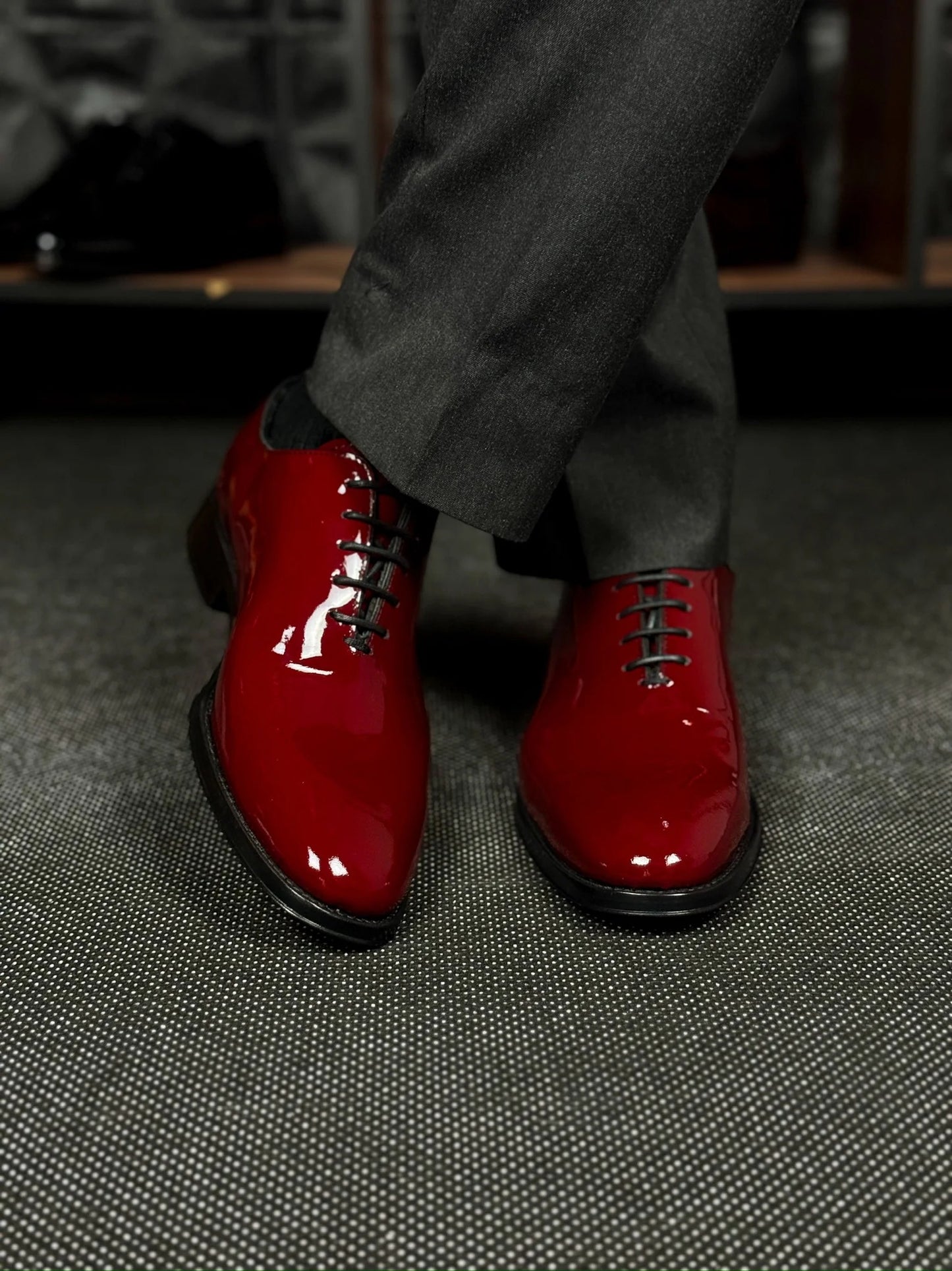 Hugo Wholecut Charol Dress Shoes