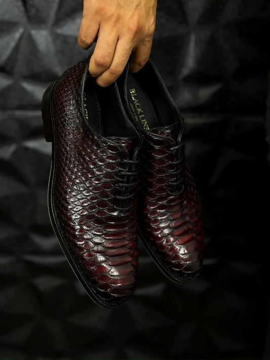 Hugo Wholecut Python Dress Shoes