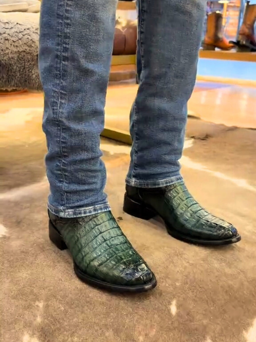 Classic Alligator Leather Boots