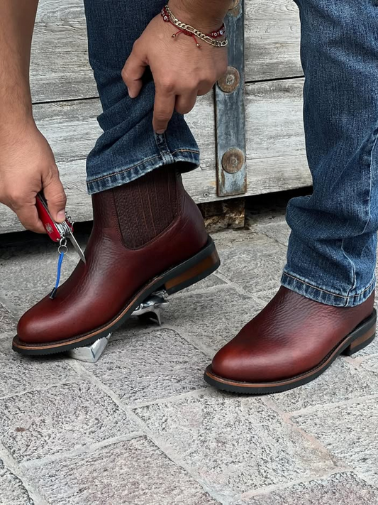 New Oval Booties With Scratch-resistant Rubber Soles