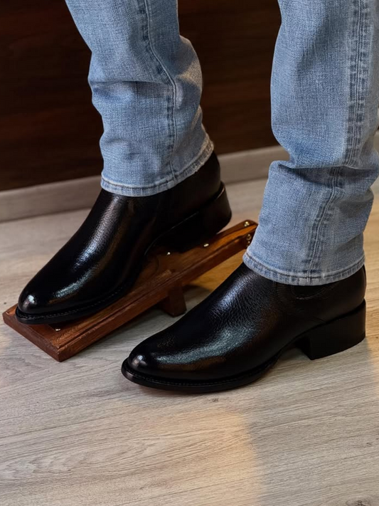 Luchesse Black Deerskin Boots