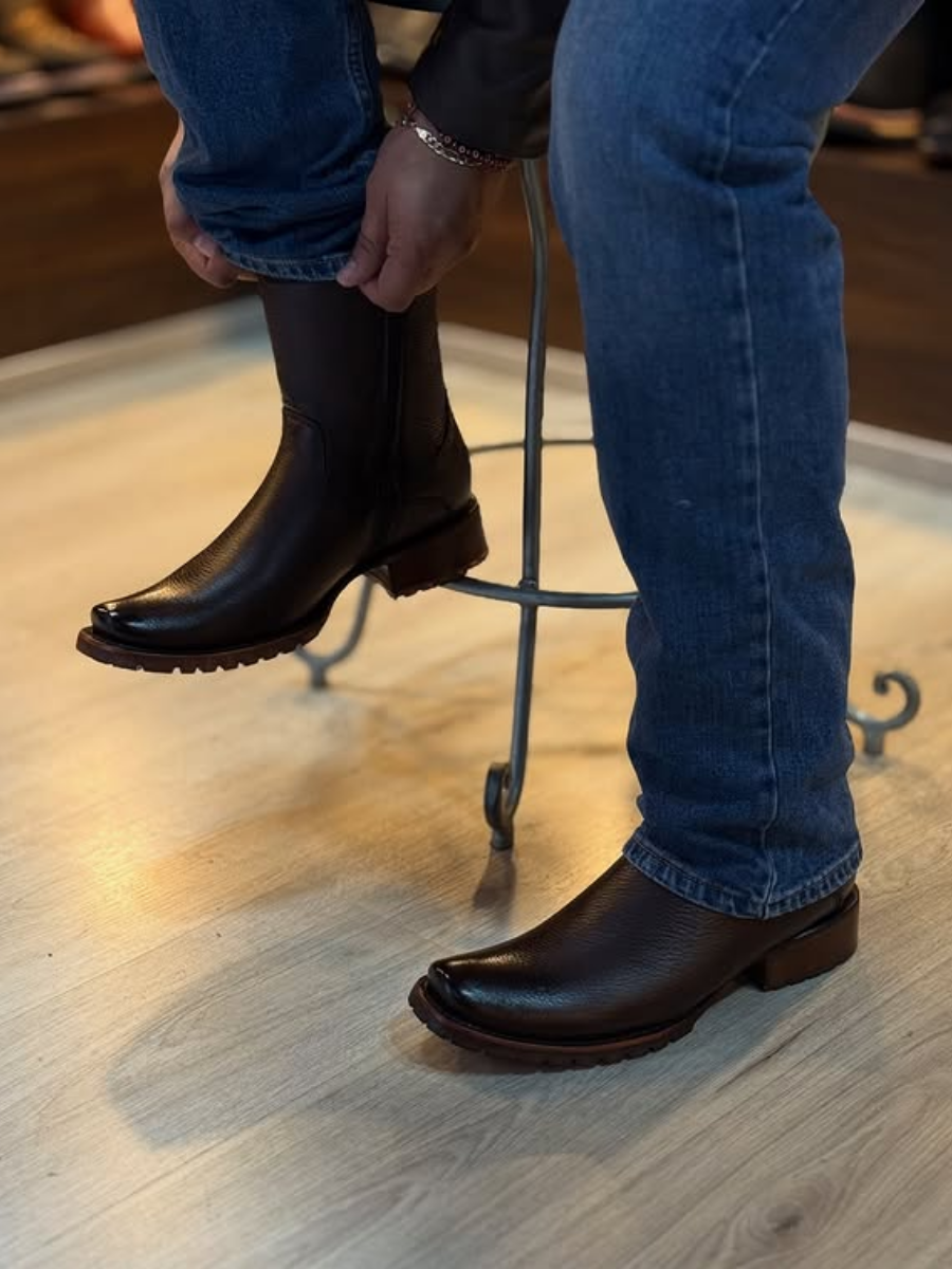 Elegant Deerskin Booties