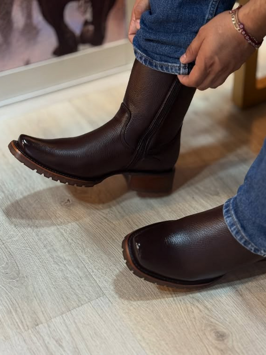 Elegant Deerskin Booties