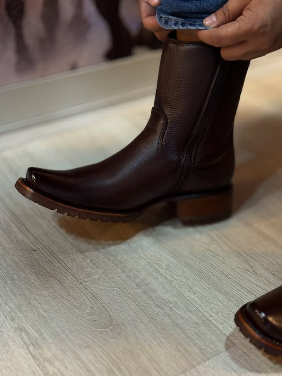 Elegant Deerskin Booties