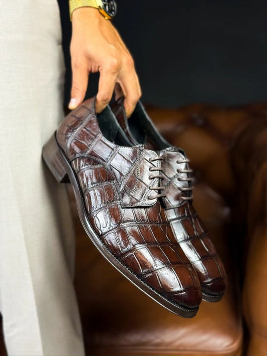 Vintage Crocodile Leather Shoes
