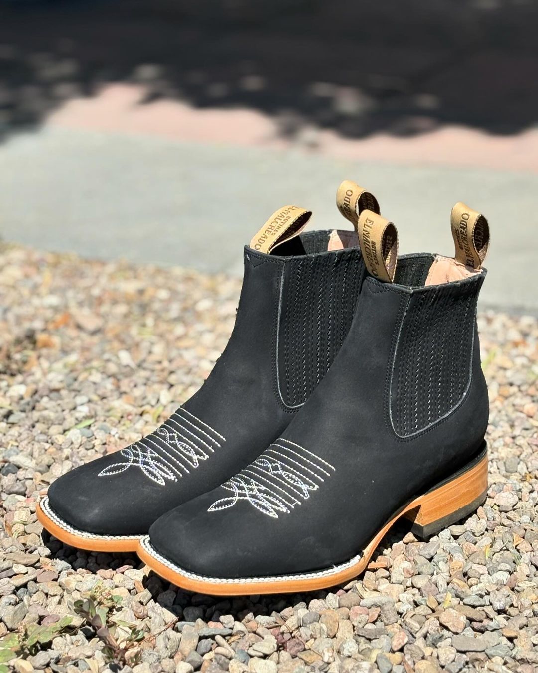 (⏰New Arrivals Promotion $15 OFF) British Suede Square Toe Cowboy Boots