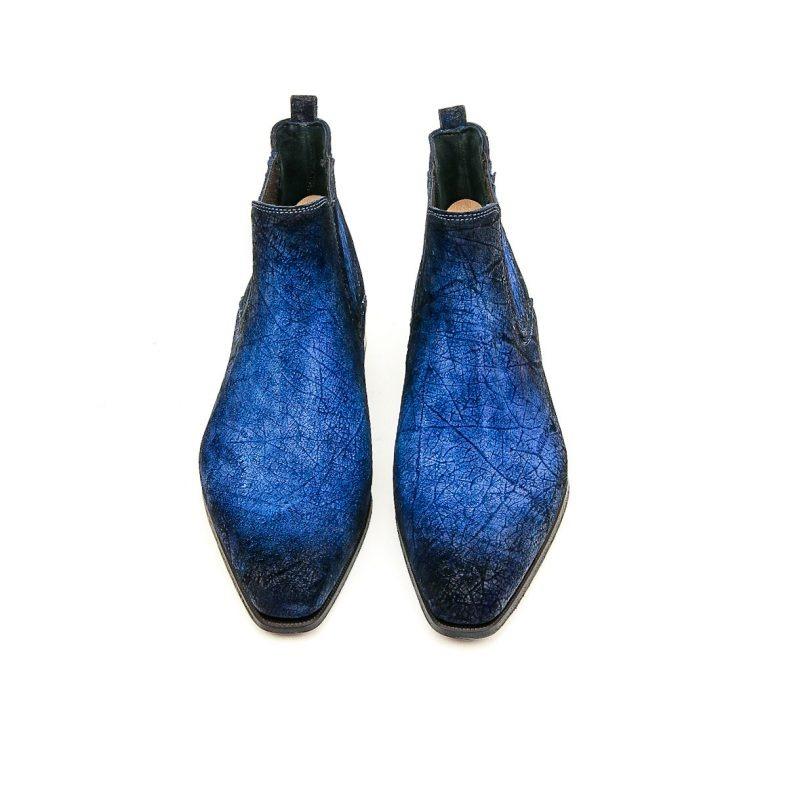 Insane Blue Chelsea Boots