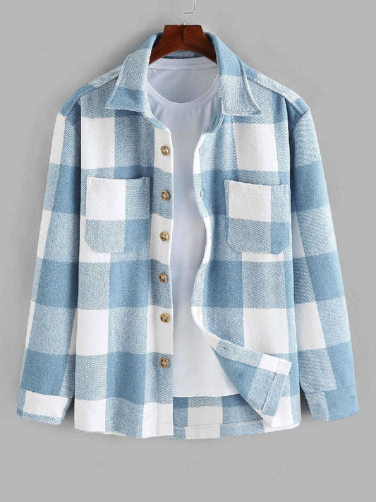 (⏰New Arrivals Promotion $15 OFF) Flannel Casual Plaid Jacket